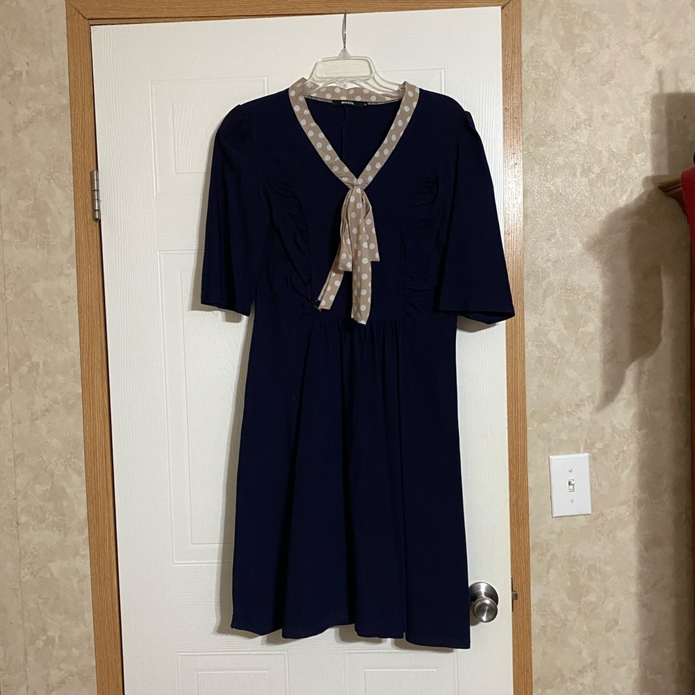 Navy blue dress
